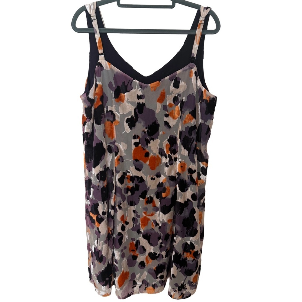 👗 CAbi Radiant Velvet Hi-Lo Mini Dress - Large - Cream Purple - Picture 5 of 13